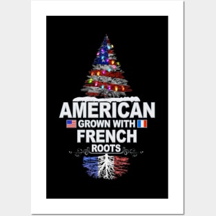 Christmas Tree  American Grown With French Roots - Gift for French From France Posters and Art